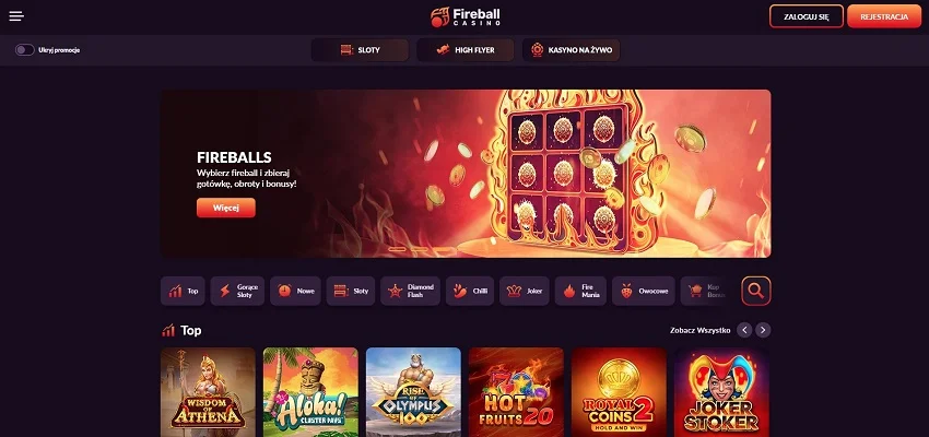 Czym Fire Ball Casino rozni sie od innych kasyn online