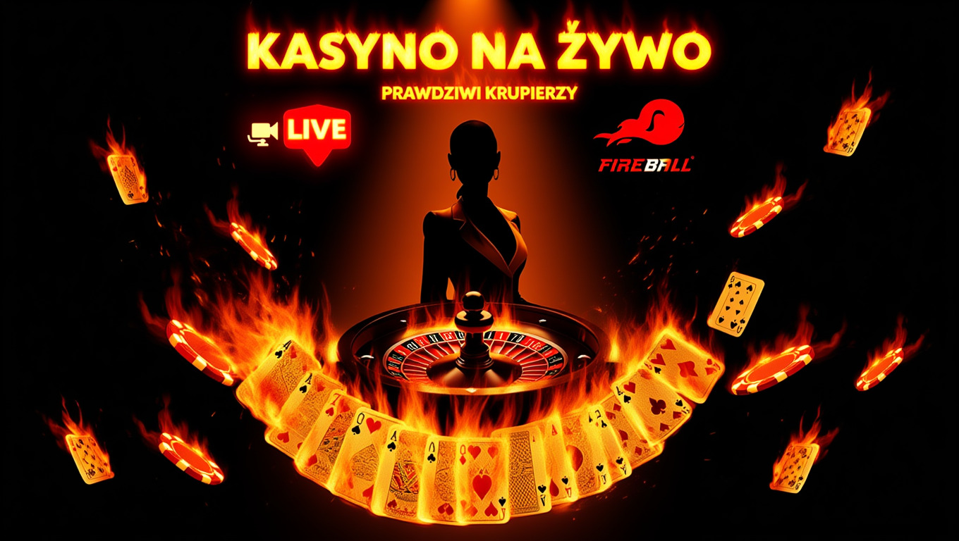 Kasyno na zywo z prawdziwymi krupierami w Fire Ball Casino